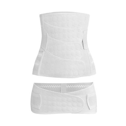 Ensemble de ceinture abdominale respirante de couleur unie - Blanc - XXL - image 15