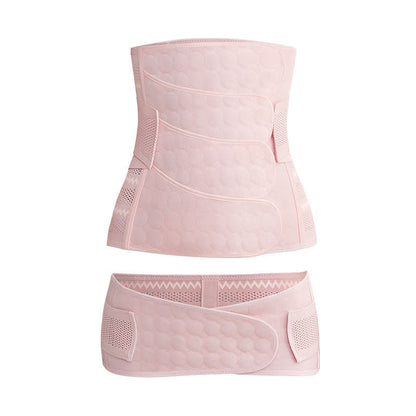 Ensemble de ceinture abdominale respirante de couleur unie