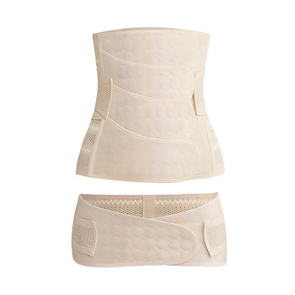 Ensemble de ceinture abdominale respirante de couleur unie