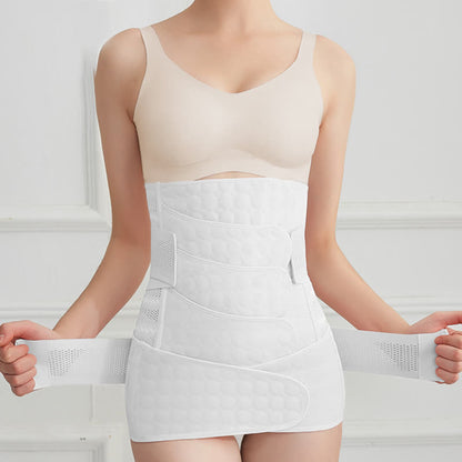 Ensemble de ceinture abdominale respirante de couleur unie