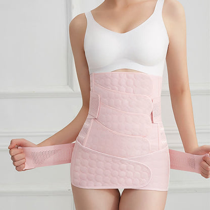 Ensemble de ceinture abdominale respirante de couleur unie