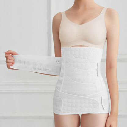 Ensemble de ceinture abdominale respirante de couleur unie