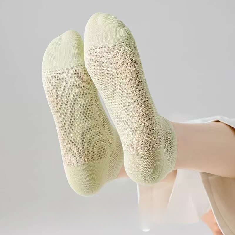 Chaussettes fines respirantes en coton absorbant la transpiration (5 paires)