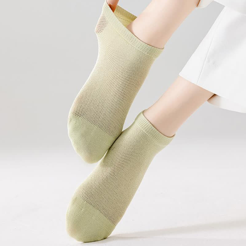 Chaussettes fines respirantes en coton absorbant la transpiration (5 paires) - image 11