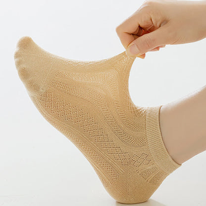 Chaussettes respirantes, légères et délicates en maille (10 paires)