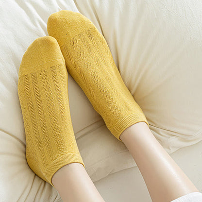 Chaussettes respirantes, légères et délicates en maille (10 paires)