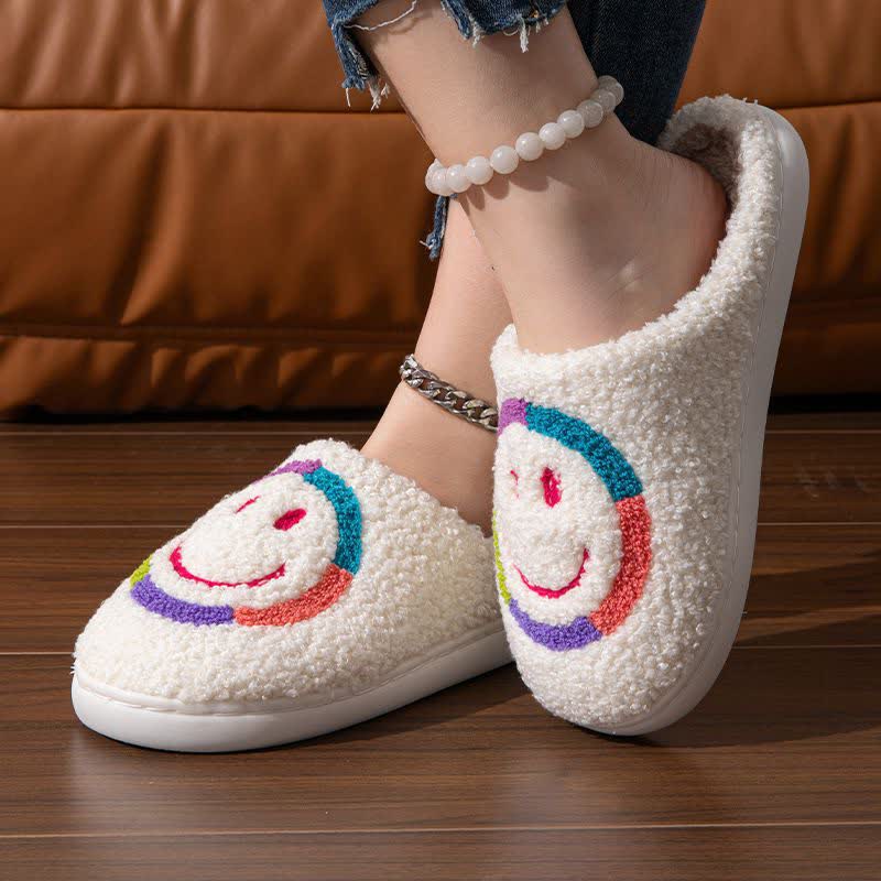 Chaussons moelleux Smiley Face - image 1
