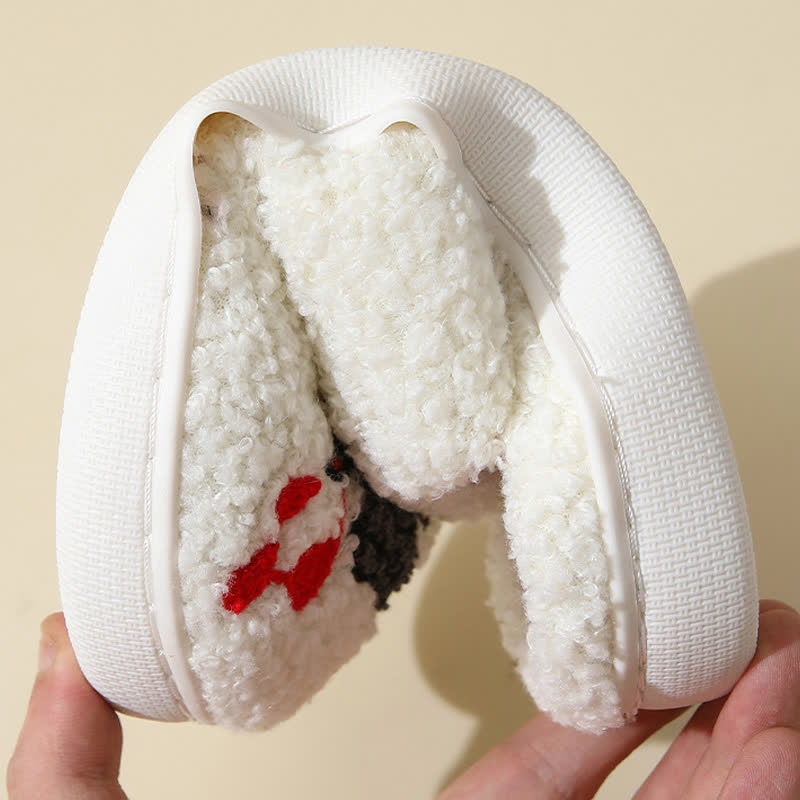 Chaussons moelleux à imprimé fantôme et crâne de dessin animé - image 8