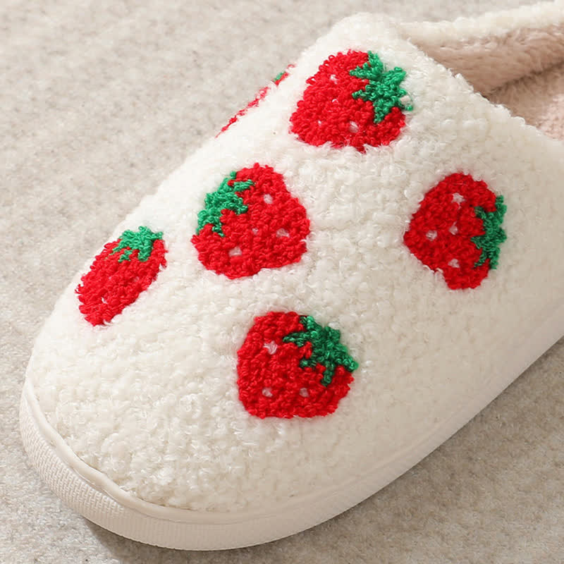 Chaussons moelleux à imprimé fruits de dessin animé - image 7