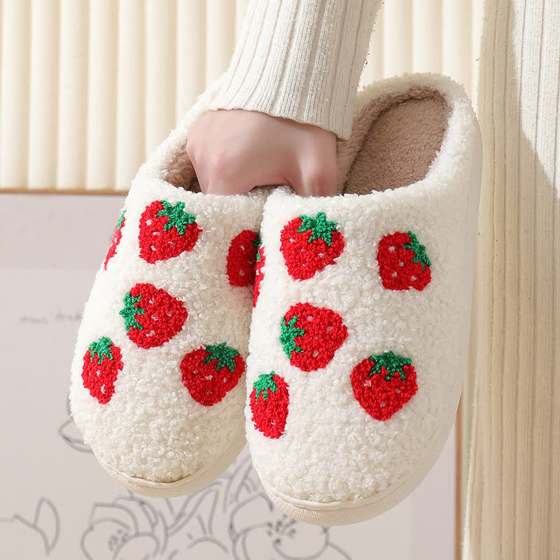 Chaussons moelleux à imprimé fruits de dessin animé - image 6