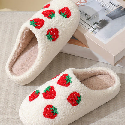 Chaussons moelleux à imprimé fruits de dessin animé - image 5