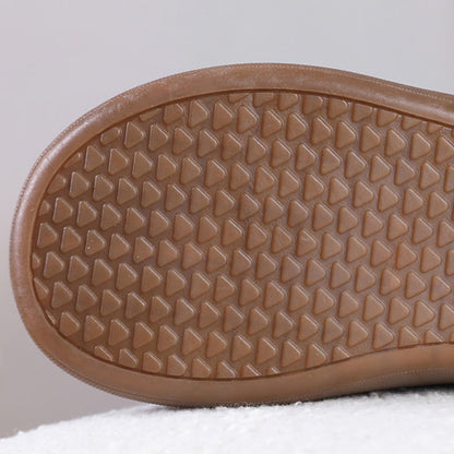 Chaussons chauds à fermeture éclair de grande taille, couleur unie - image 6