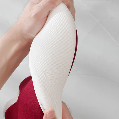 Chaussons chauds à tige haute de couleur unie - image 10