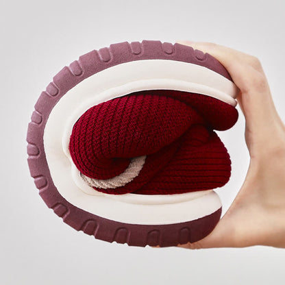 Chaussons chauds antidérapants à semelles épaisses - image 9