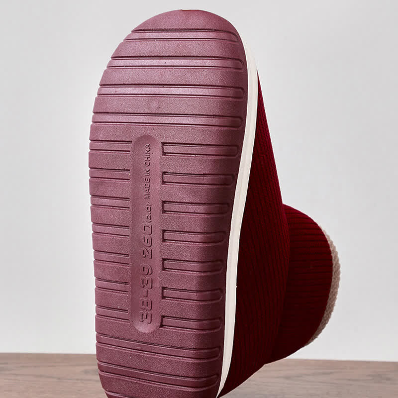 Chaussons chauds antidérapants à semelles épaisses - image 10