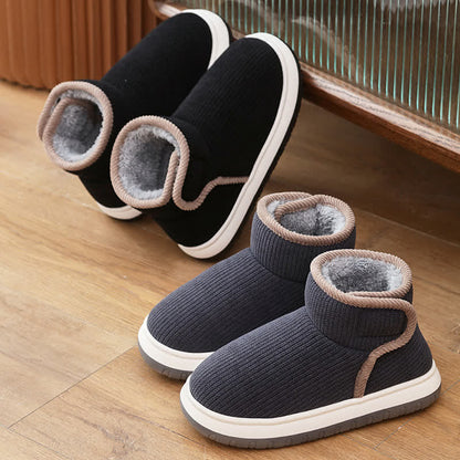 Chaussons chauds antidérapants à semelles épaisses - image 4