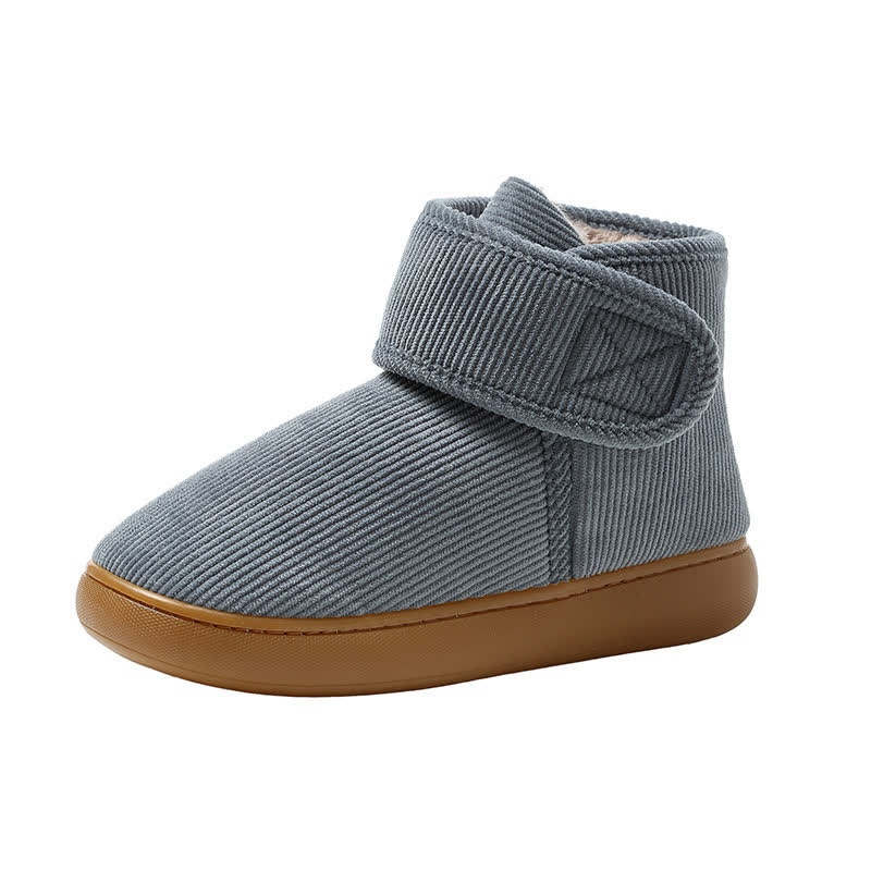 Chaussons d'intérieur chauds à tige haute et velcro - image 12