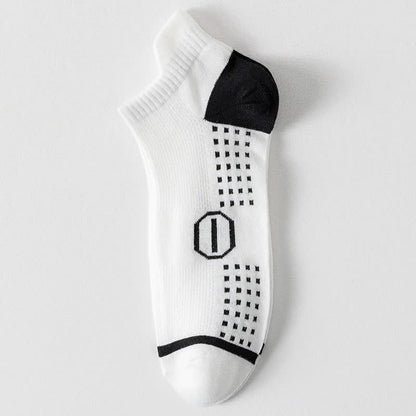 Chaussettes de compression haute élasticité en coton grande taille (5 paires)
