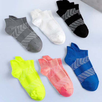 Chaussettes de compression respirantes pour chevilles (6 paires) - Multicolore - EU36-44 (US4-10) - image 1