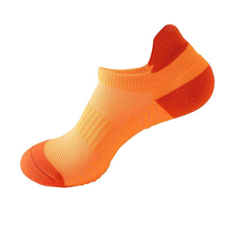 Chaussettes de compression respirantes à blocs de couleurs (8 paires) - Orange - EU37-42 (US4-8.5) - image 10