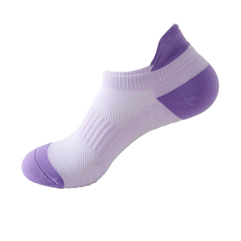 Chaussettes de compression respirantes à blocs de couleurs (8 paires) - Violet - EU37-42 (US4-8.5) - image 11