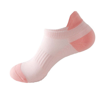 Chaussettes de compression respirantes à blocs de couleurs (8 paires) - Rose - EU37-42 (US4-8.5) - image 12
