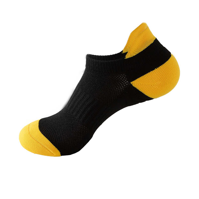 Chaussettes de compression respirantes à blocs de couleurs (8 paires) - Noir - EU37-42 (US4-8.5) - image 4