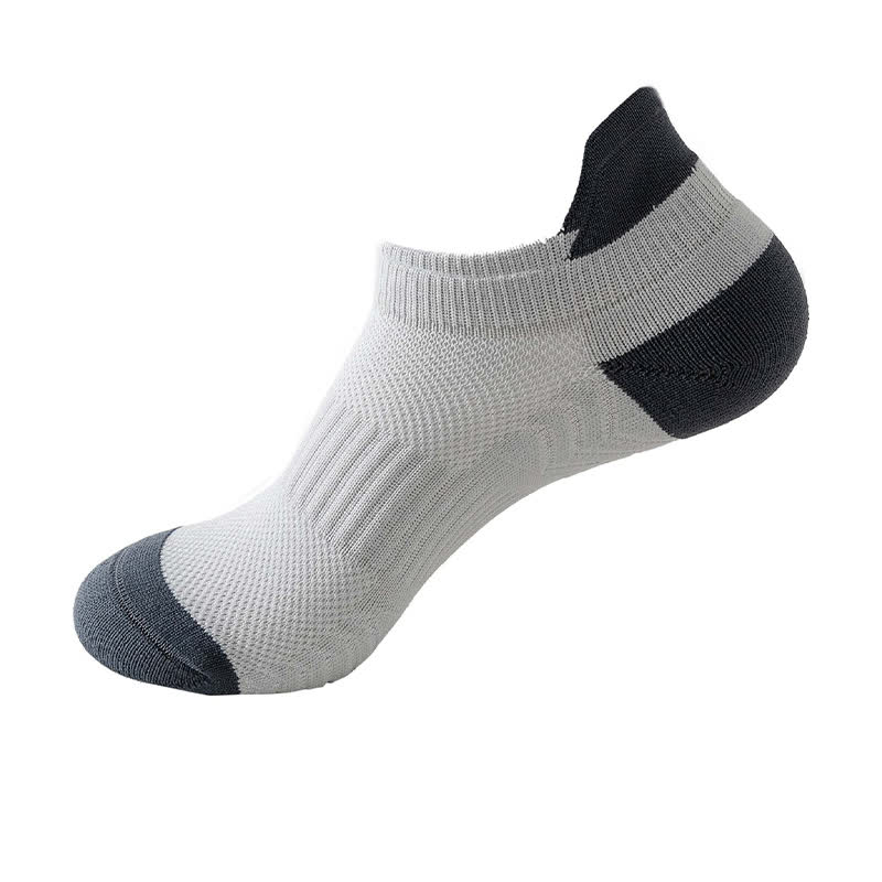 Chaussettes de compression respirantes à blocs de couleurs (8 paires) - Gris - EU37-42 (US4-8.5) - image 7