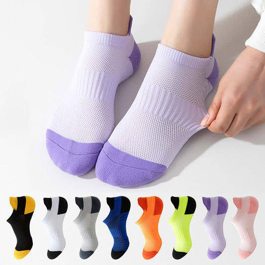 Chaussettes de compression respirantes à blocs de couleurs (8 paires) - image 0
