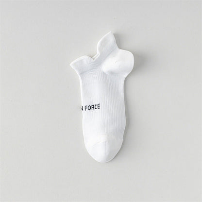 Chaussettes de compression à imprimé lettres et blocs de couleur (8 paires)
