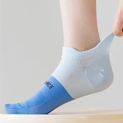Chaussettes de compression à imprimé lettres et blocs de couleur (8 paires)