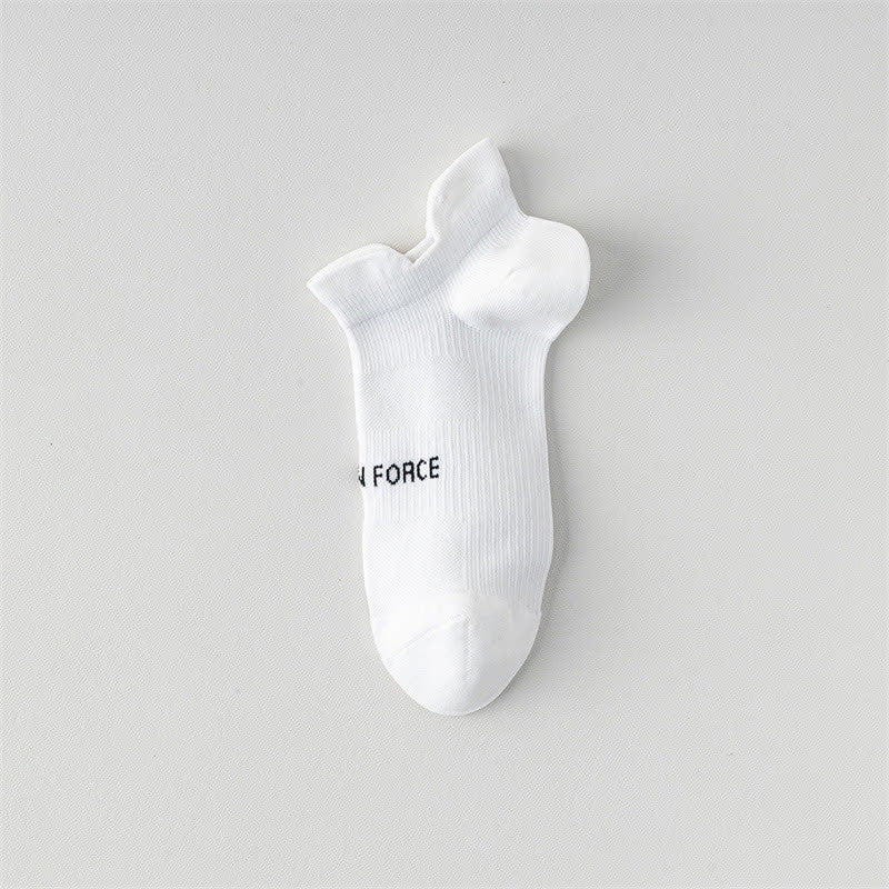 Chaussettes de compression à imprimé lettres et blocs de couleur (8 paires) - Blanc - EU38-41 (US5-7,5) - image 14