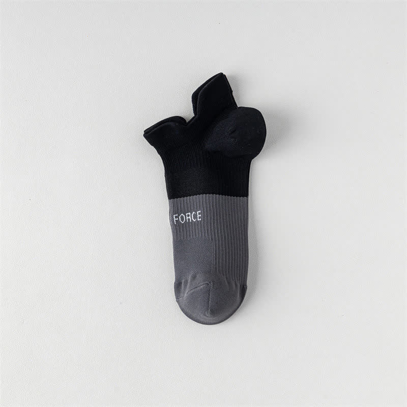 Chaussettes de compression à imprimé lettres et blocs de couleur (8 paires) - Noir et gris - EU38-41 (US5-7,5) - image 13