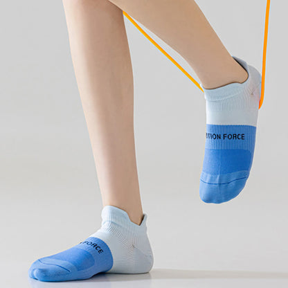 Chaussettes de compression à imprimé lettres et blocs de couleur (8 paires)
