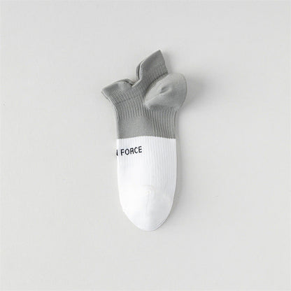 Chaussettes de compression à imprimé lettres et blocs de couleur (8 paires)