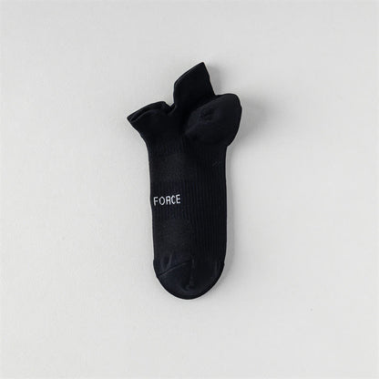 Chaussettes de compression à imprimé lettres et blocs de couleur (8 paires) - Noir - EU38-41 (US5-7,5) - image 15