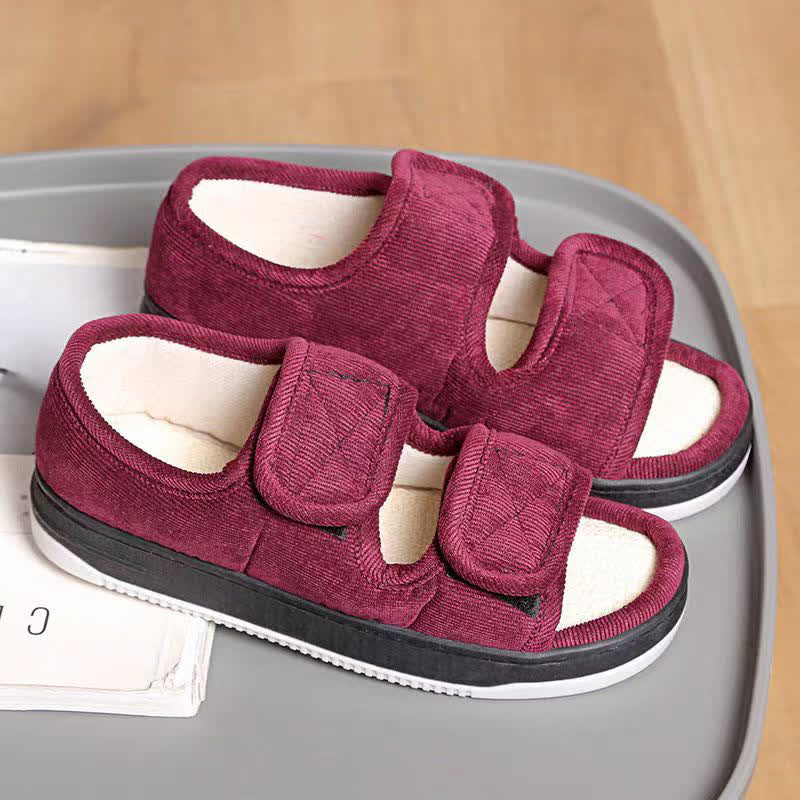 Chaussons antidérapants réglables grande taille - Rouge - EU41-42 (US7.5-8.5) - image 10