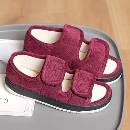Chaussons antidérapants réglables grande taille - Rouge - EU41-42 (US7.5-8.5) - image 10
