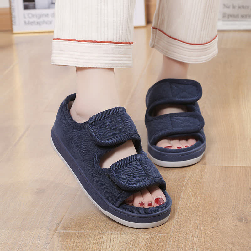 Chaussons antidérapants réglables grande taille - Bleu - EU47-48 (US12-13) - image 3