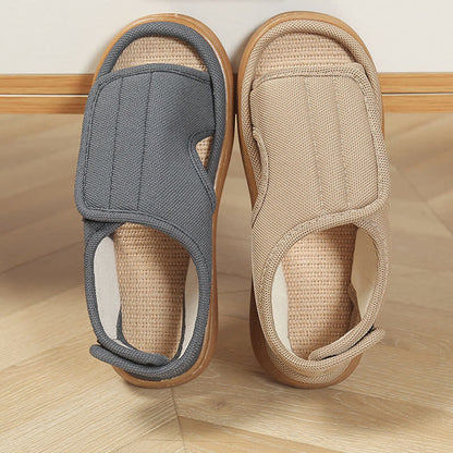 Chaussons antidérapants réglables grande taille, faciles à enfiler - image 2