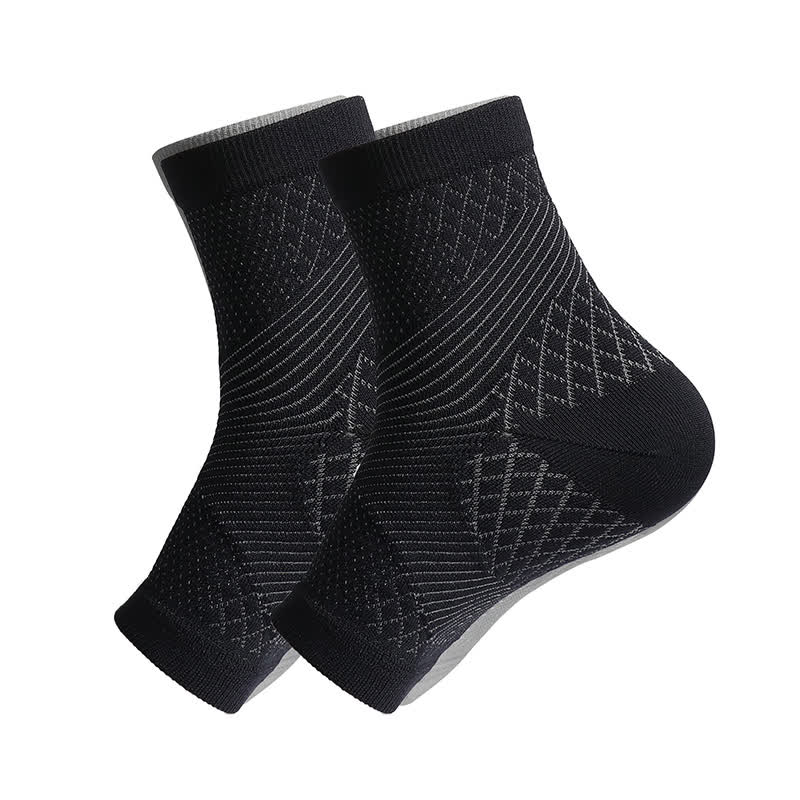 Chevillères de compression à haute élasticité pour cyclisme en extérieur (3 paires) - Noir - L/XL - image 1