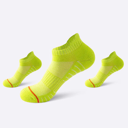 Chaussettes de compression respirantes pour la course à pied (5 paires) - Vert - EU36-41 (US3-7,5) - image 13