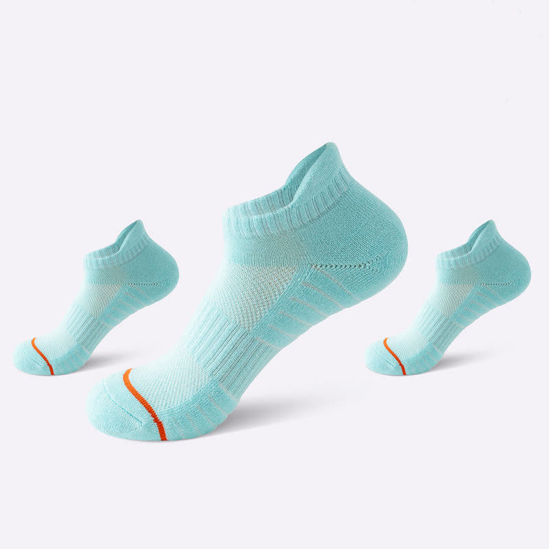 Chaussettes de compression respirantes pour la course à pied (5 paires) - Bleu - EU36-41 (US3-7,5) - image 11