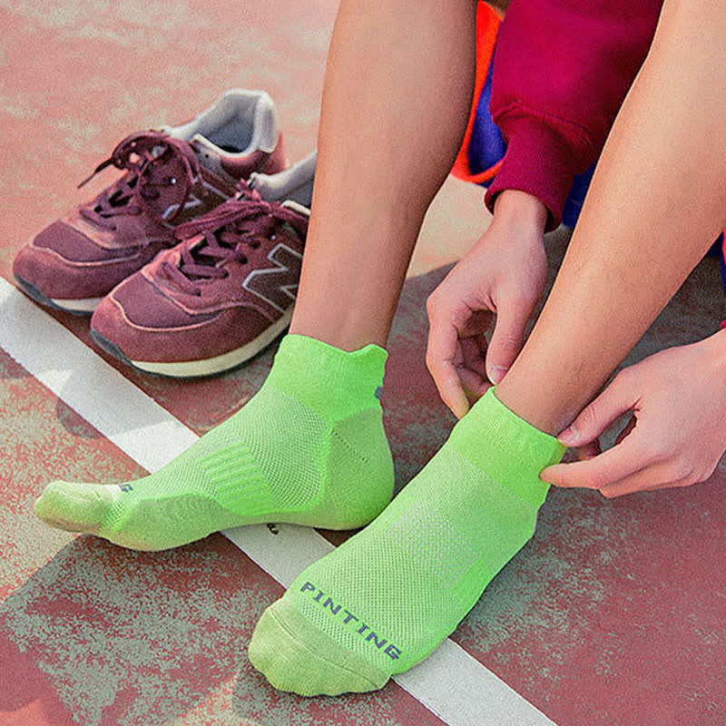 Chaussettes de compression respirantes en coton pour le sport et la course à pied (3 paires) - image 3