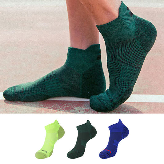 Chaussettes de compression respirantes en coton pour le sport et la course à pied (3 paires) - image 0