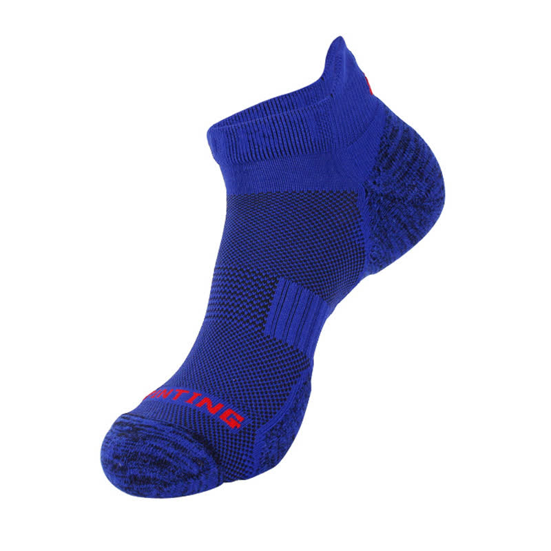 Chaussettes de compression respirantes en coton pour le sport et la course à pied (3 paires) - Bleu - EU40-44 (US7-10) - image 6