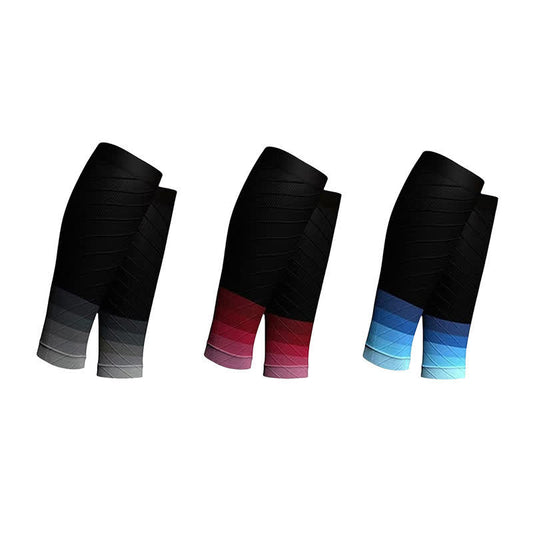 Manchons de compression élastiques à dégradé de couleurs pour mollets (3 paires) - Multicolore - Taille unique - image 0