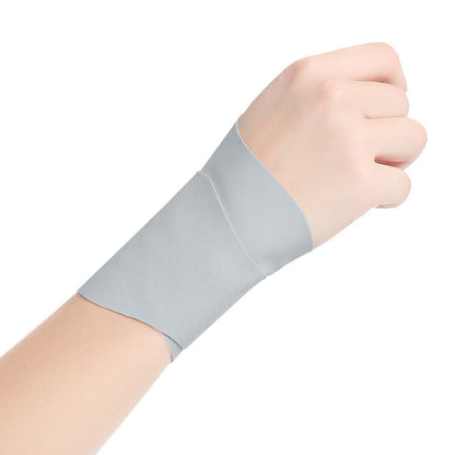 Manchon de compression pour poignet, pour badminton, tennis, sports - Gris - Taille unique - image 9