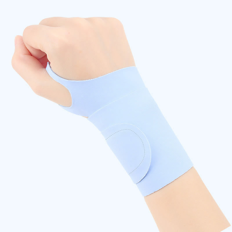 Manchon de compression pour poignet, pour badminton, tennis, sports - Bleu - Taille unique - image 12