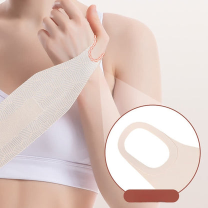 Manchons de poignet ultra-fins à rayures